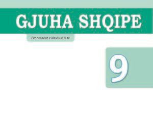Kopertina Gjuha Shqipe Klasa 9 Shtepia Botuese Filara.jpg